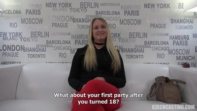 Кастинг, Чешское, От первого лица (POV), Красивая грудь, Глотает сперму,