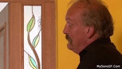 Дед и внучка, Молодые, С разговорами, Дома, My Sons GF,