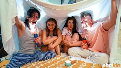 Групповой, Качество HD, Молодые-Юные, Русская озвучка, Русский перевод, Семейные фантазии, Aubree Valentine, Penelope Kay, SisSwap, TeamSkeet, Новинки 2022, Сводная сестра,