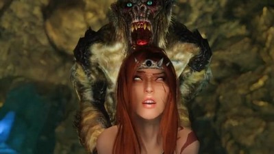 Игры, Мультики 3д, Мультики, Монстры, Скайрим,