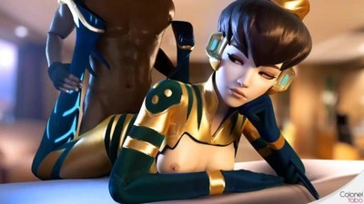 Игры, Мультики 3д, Овервотч, Мультики, D.va,