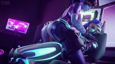 Игры, Мультики 3д, Овервотч, Мультики, Вдова, Сомбра,